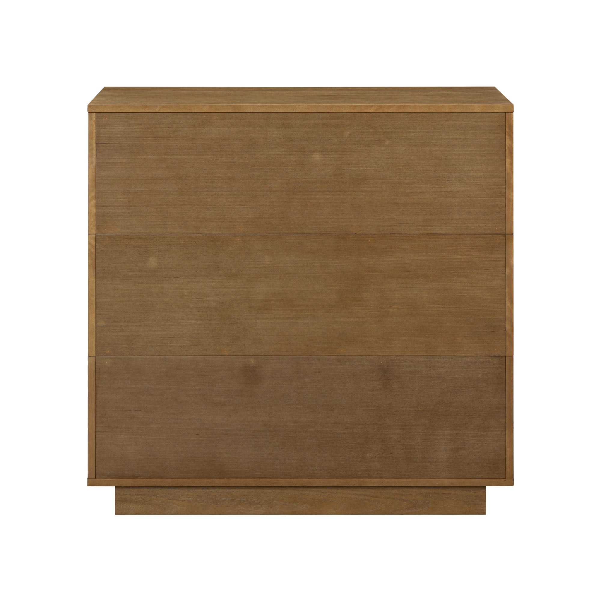Modern Wood 3-Drawer Geometric Stackable Dresser Light Brown - Image 6